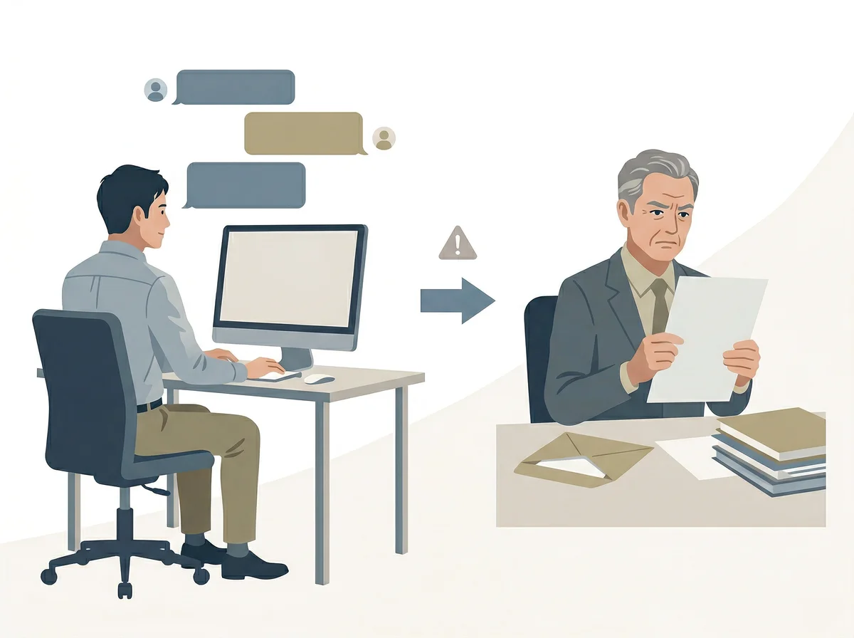 AIが作った資料、そのまま送っていませんか？速く作れても、質と正確性が落ちたら意味がない