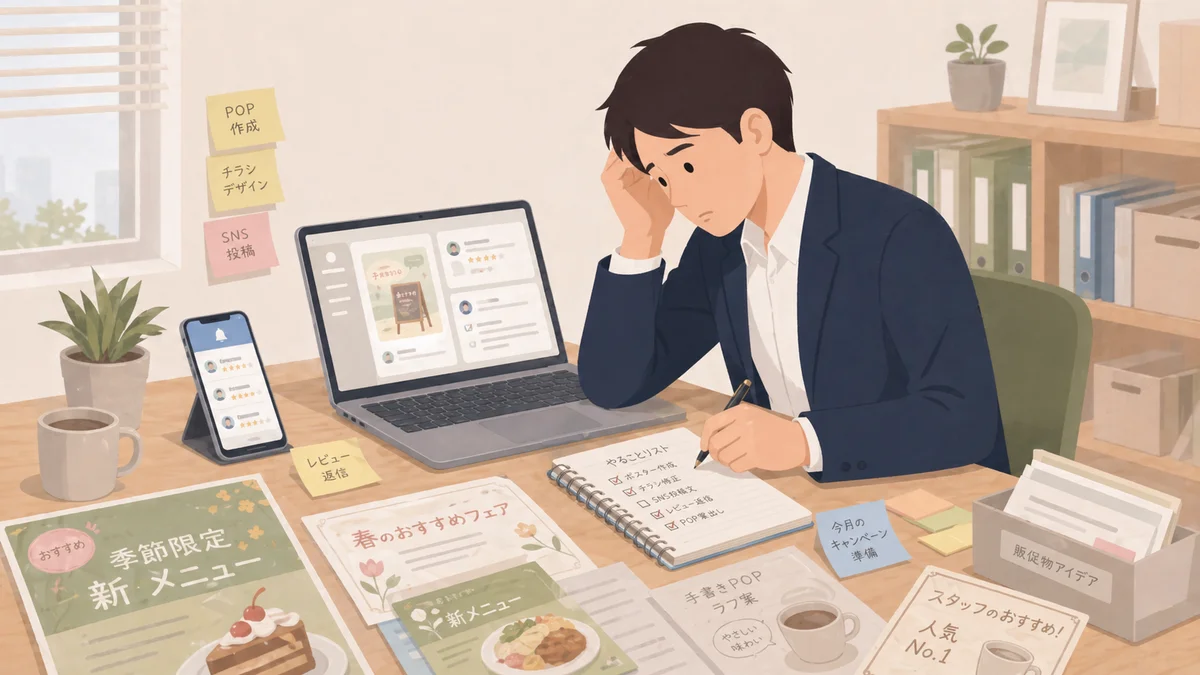 店舗運営の仕事でAIを使う、現実的な場面