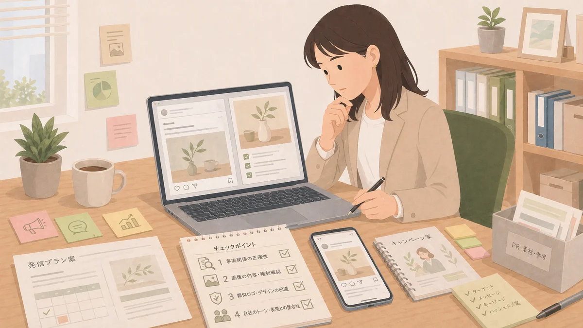 広報・SNS担当が生成AIを使うときの注意点
